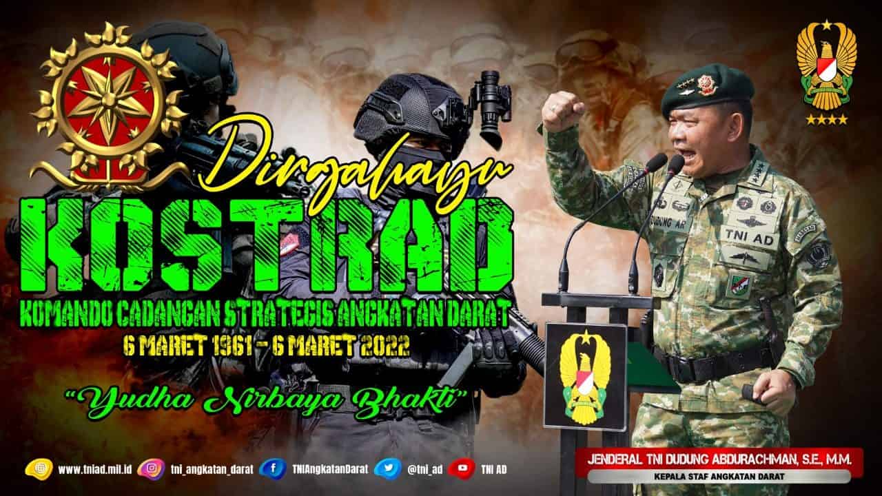 Dirgahayu Komando Cadangan Strategis Angkatan Darat “Yudha Nirbaya Bhakti”  