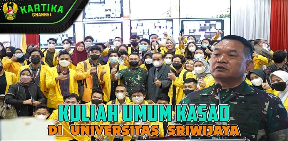 Kuliah Umum Kasad di Universitas Sriwijaya