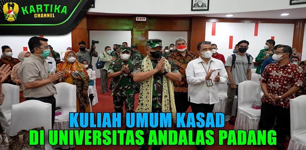 Kuliah Umum Kasad di Universitas Andalas, Padang