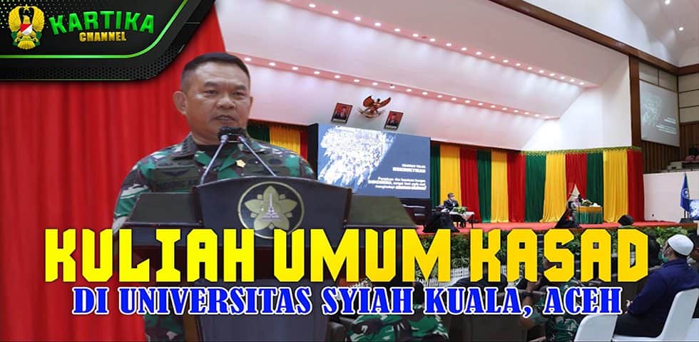 Kuliah Umum Kasad di Universitas Syiah Kuala, Aceh