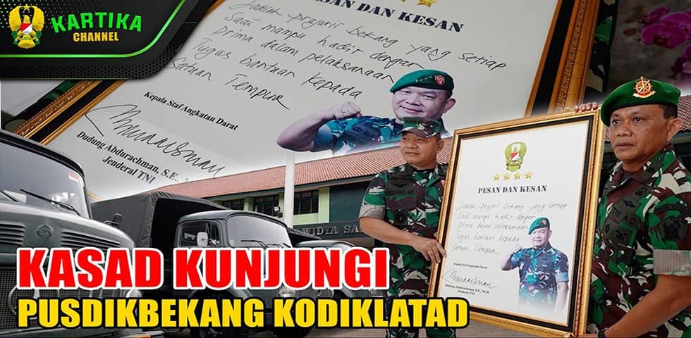 Kasad Kunjungi Pusdikbekang, Kodiklatad