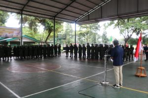 Rindam Jaya Berikan Pelatihan Bela Negara dan Kedisiplinan Kepada 138 CPNS BUMN Tahun 2022