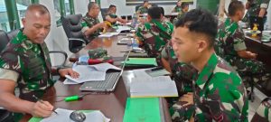 Korem 182/JO Laksanakan Post Audit Tim Wasrik Kodam XVIII/Kasuari