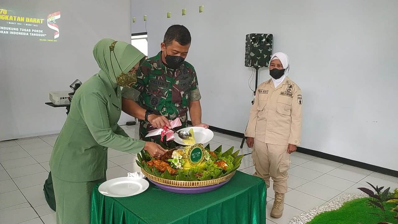 Kumdam V/Brawijaya Gelar Syukuran HUT Ke 70 Korps Hukum TNI AD