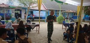 Cegah Paham Radikalisme, Dandim 0402/OKI Berikan Wasbang di SMPN 3 Kayuagung