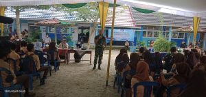 Cegah Paham Radikalisme, Dandim 0402/OKI Berikan Wasbang di SMPN 3 Kayuagung