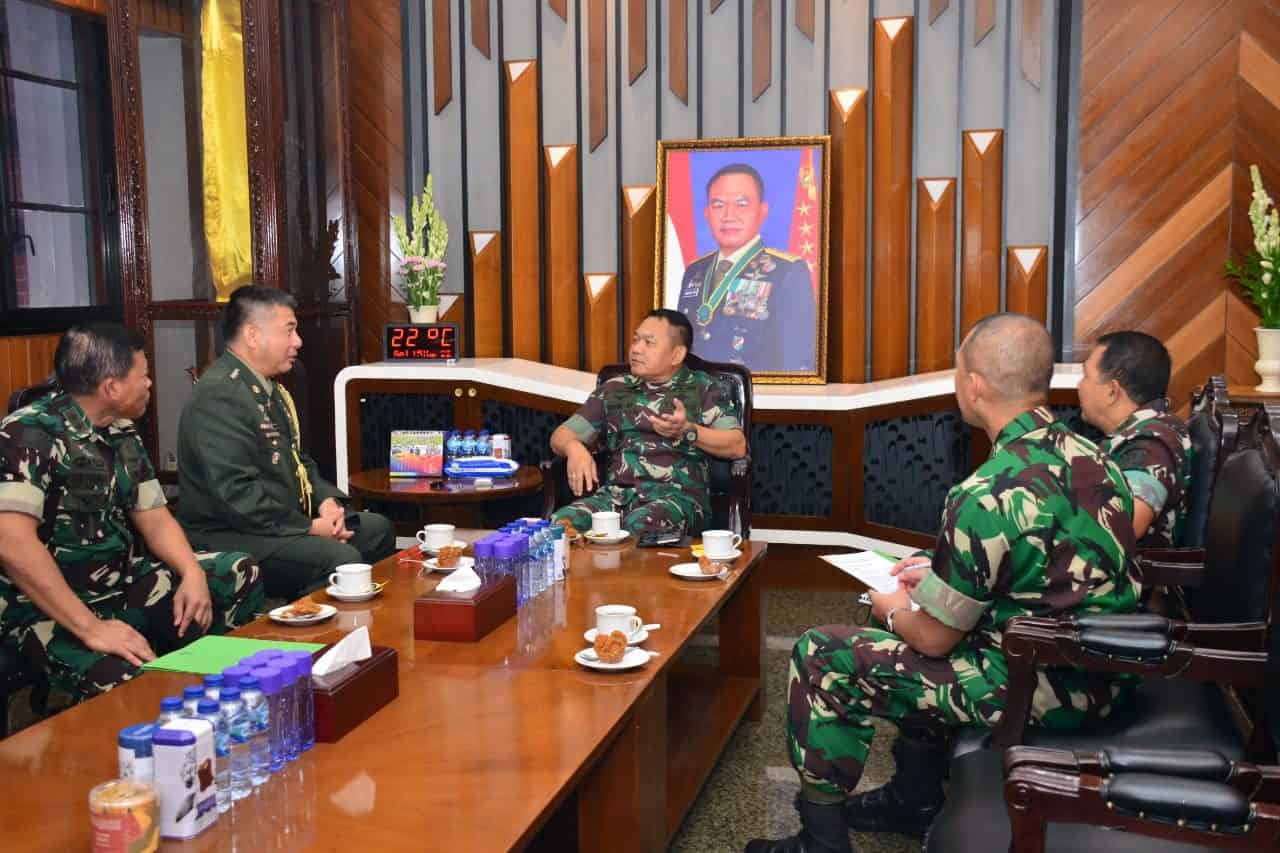 Kasad Terima Kunjungan Atase Pertahanan Filipina
