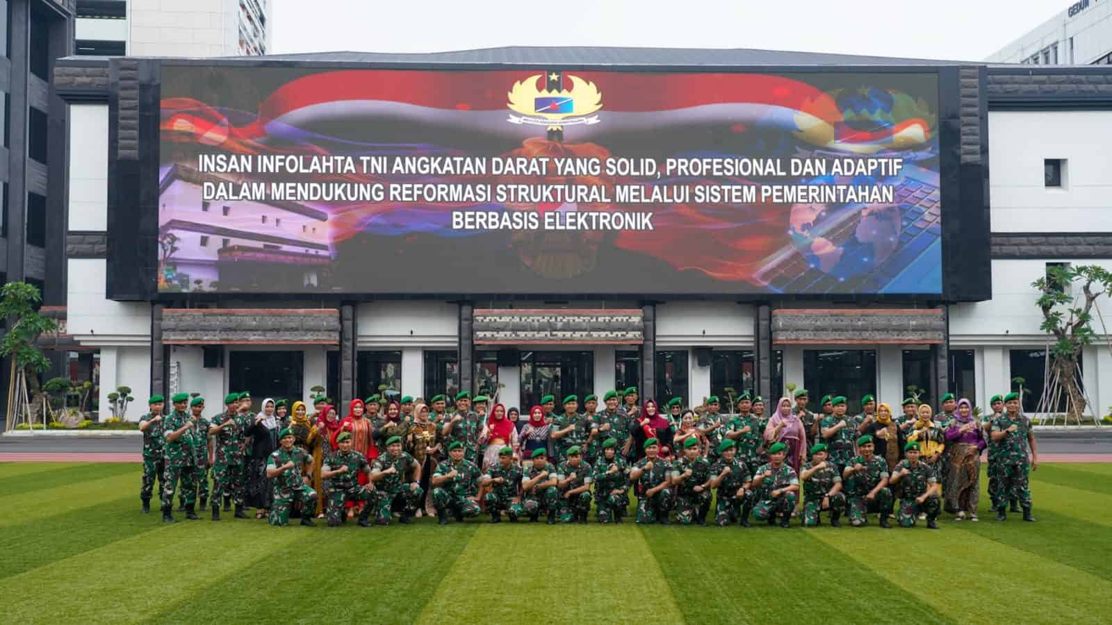 Disinfolahtad Gelar Syukuran HUT ke-46 Infolahta Angkatan Darat