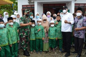 Pangdam I/BB bersama Kapoldasu Tinjau Vaksinasi Covid-19 Untuk Anak