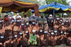 Pangdam I/BB bersama Kapoldasu Tinjau Vaksinasi Covid-19 Untuk Anak