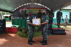 Danrem 174/ATW Dampingi Pangdam Pangdam IV/Diponegoro Tinjau Pos Satgas Yonif 410/Alugoro