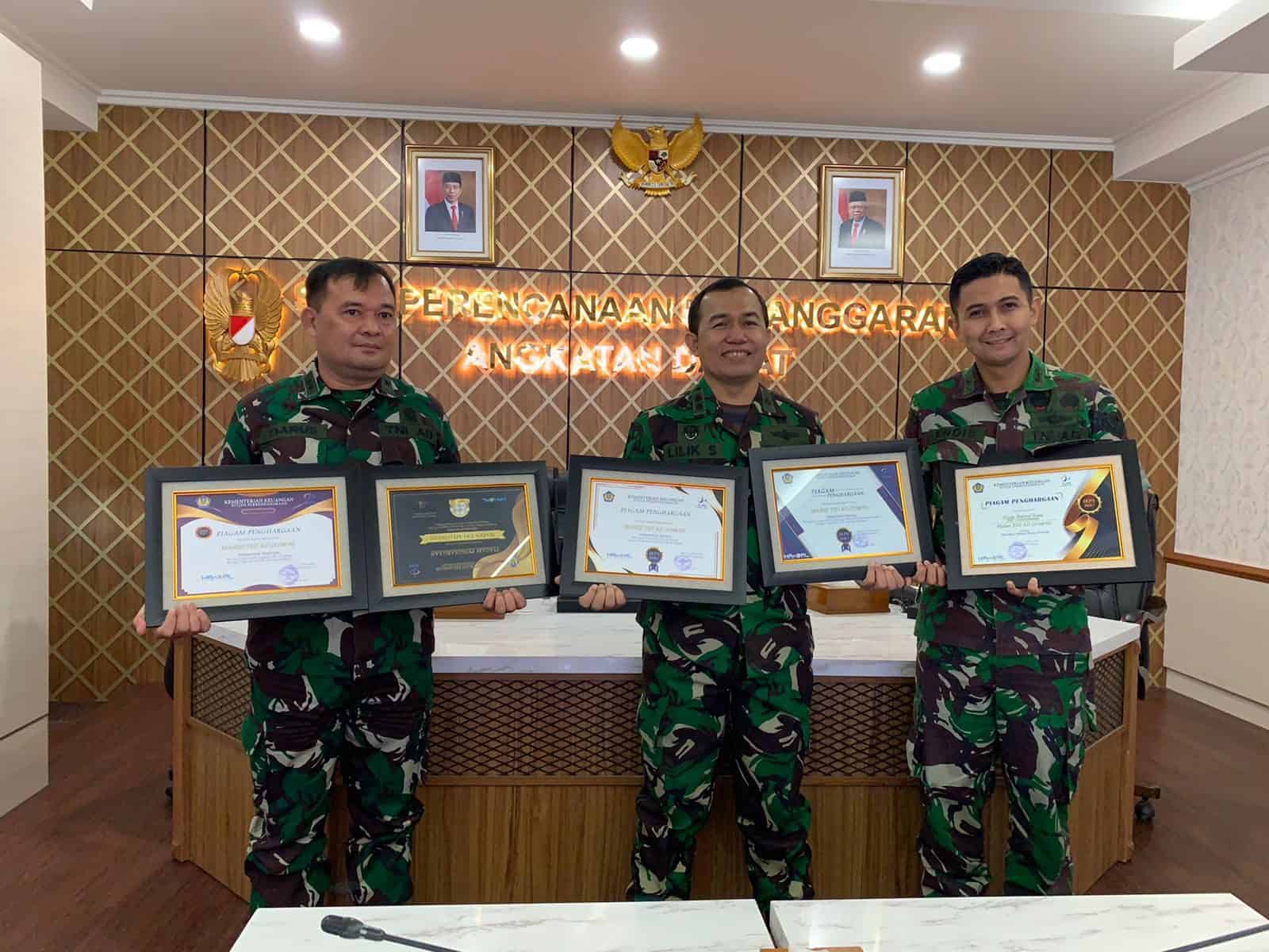 Satker Mabesad Terima Penghargaan IKPA KPPN Jakarta