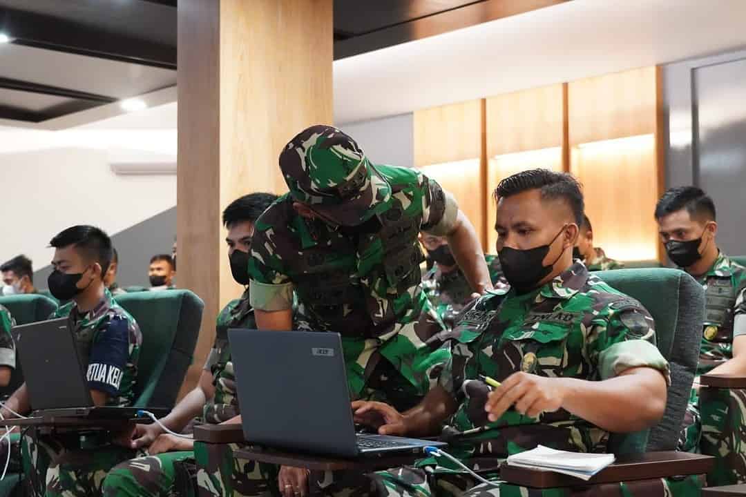 Dankodiklatad dan Ketua Persit KCK PG Kodiklatad Kunker ke Pusdik Jajaran Kodiklatad wilayah Bogor