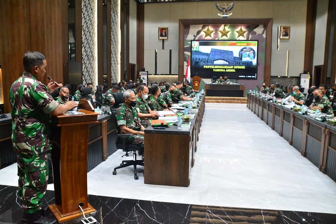 Dankodiklatad Pimpin Rapat Koordinasi Sinkronisasi Dikcabpa Akmil TA 2022