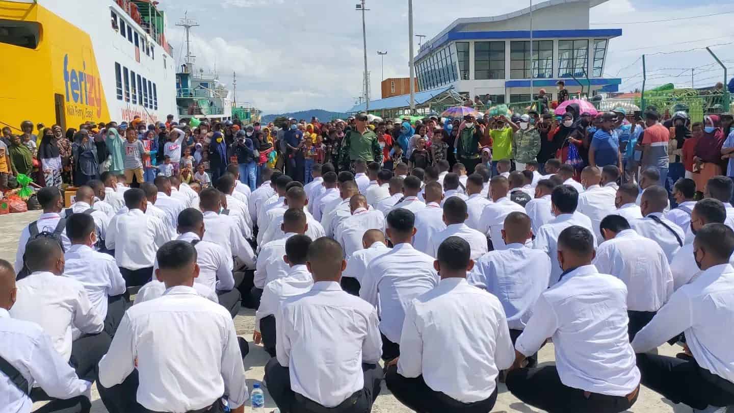 85 orang Cata PK TNI AD Sub Panda Fakfak Korem 182/JO Ikut Seleksi di Sorong