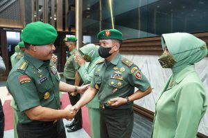 Kasad Terima Laporan Korps 19 Perwira Tinggi TNI AD, Putra Asli Kutai Raih Bintang