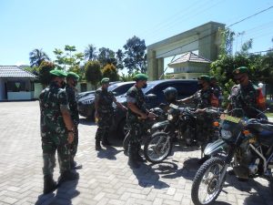 Peduli Keselamatan Anggota, Dandim 1628/SB Cek Kendaraan Dinas Jajarannya