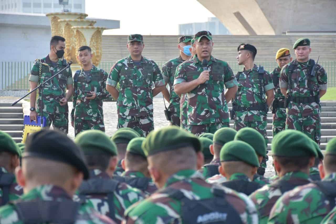 Kodam Jaya/Jayakarta BKO- kan 687 Personel ke Polda Metro Jaya Amankan Objek Vital Ibu Kota Antisipasi Unjuk Rasa