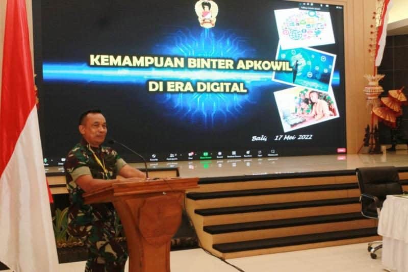 Tingkatkan Profesionalisme Prajurit Apter, Sterad Gelar Harbang Puanter TNI AD di Kodam IX/Udayana