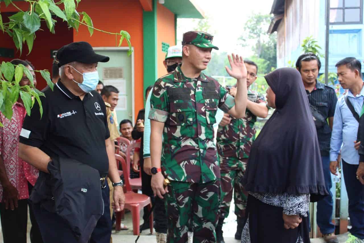 Cegah Karhutla, Dandim 0402/OKI Pantau Wilayah Rawan Terbakar Lewat Udara