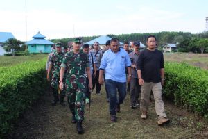Cegah Karhutla, Dandim 0402/OKI Pantau Wilayah Rawan Terbakar Lewat Udara
