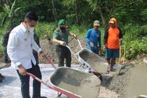 TMMD Sengkuyung Resmi di Buka, Kodim Kendal Fokus Perbaiki Akses Jalan Kampung Bojengan