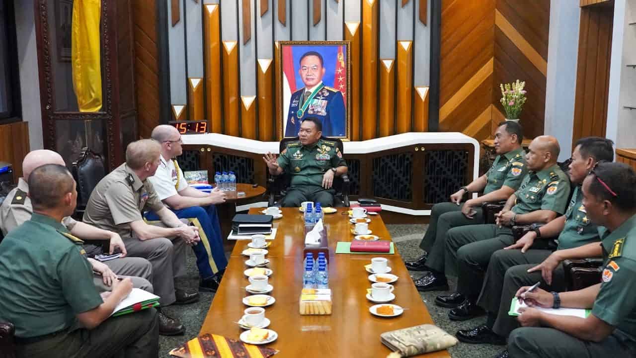 Kasad Terima Atase Darat Amerika Serikat