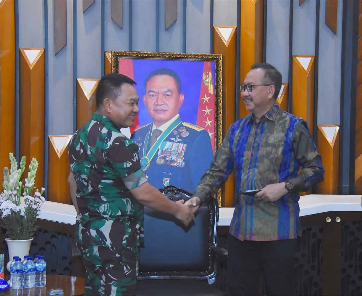Kasad Terima Audiensi Kepala IKN, TNI AD Dukung Penuh Program IKN