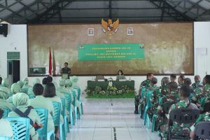 Kunker ke Kodim 1804/Kaimana, Danr 182/JO : Hindari Minuman Keras dan Mabuk-Mabukan