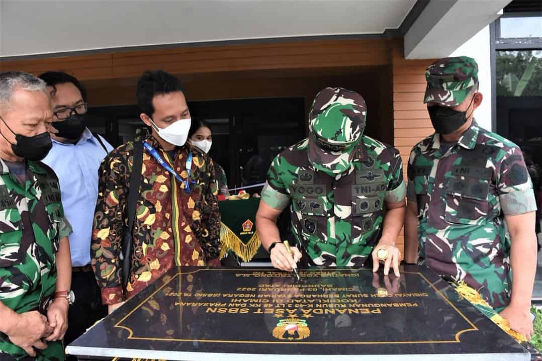 Dankodiklatad Resmikan Rusun Contong Kodiklatad