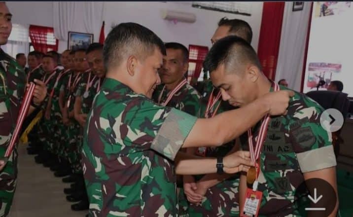 Kapten Kav Galih Ambriawan, Juara I Lomba Tembak Eksekutif Pada Apel Dansat Tersebar Kodam I/BB