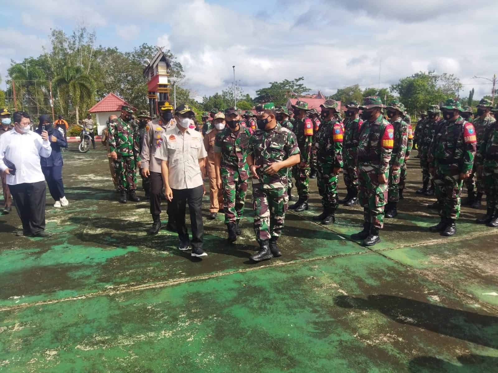 Kodim 1013/Mtw Ikuti Apel Gelar Kesiapan Personel dan Materiil serta Latihan Penanggulangan Karhutla