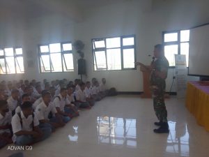 Bangun Karakter Generasi Muda, Kodim 1628/SB Bekali Wawasan Kebangsaan Siswa-Siswi SMK I Taliwang