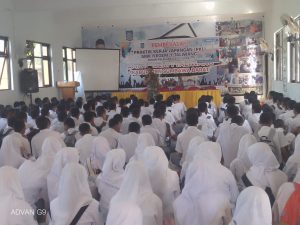 Bangun Karakter Generasi Muda, Kodim 1628/SB Bekali Wawasan Kebangsaan Siswa-Siswi SMK I Taliwang