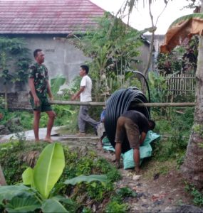 TNI AD Manunggal Air Membantu Masyarakat Kesulitan Air