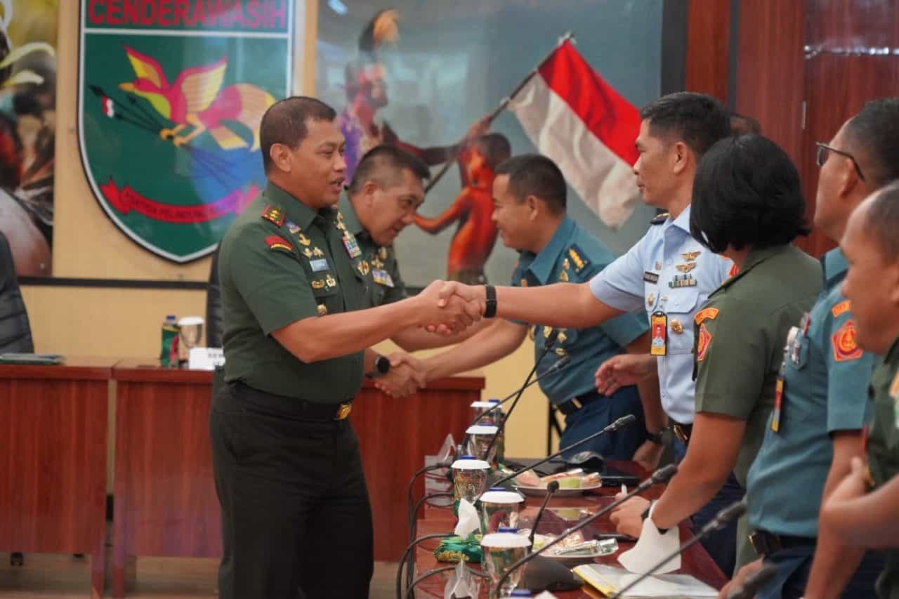 Pangdam XVII/Cenderawasih Pimpin Taklimat Akhir Audit Kinerja Itjen TNI Periode I TA 2022