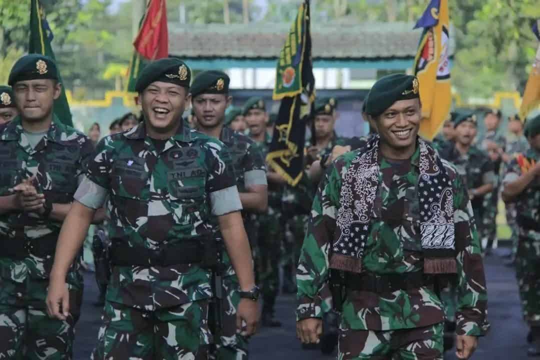 Yonif Para Raider 502 Kostrad Gelar Tradisi Penyambutan Pejabat Danyon Baru