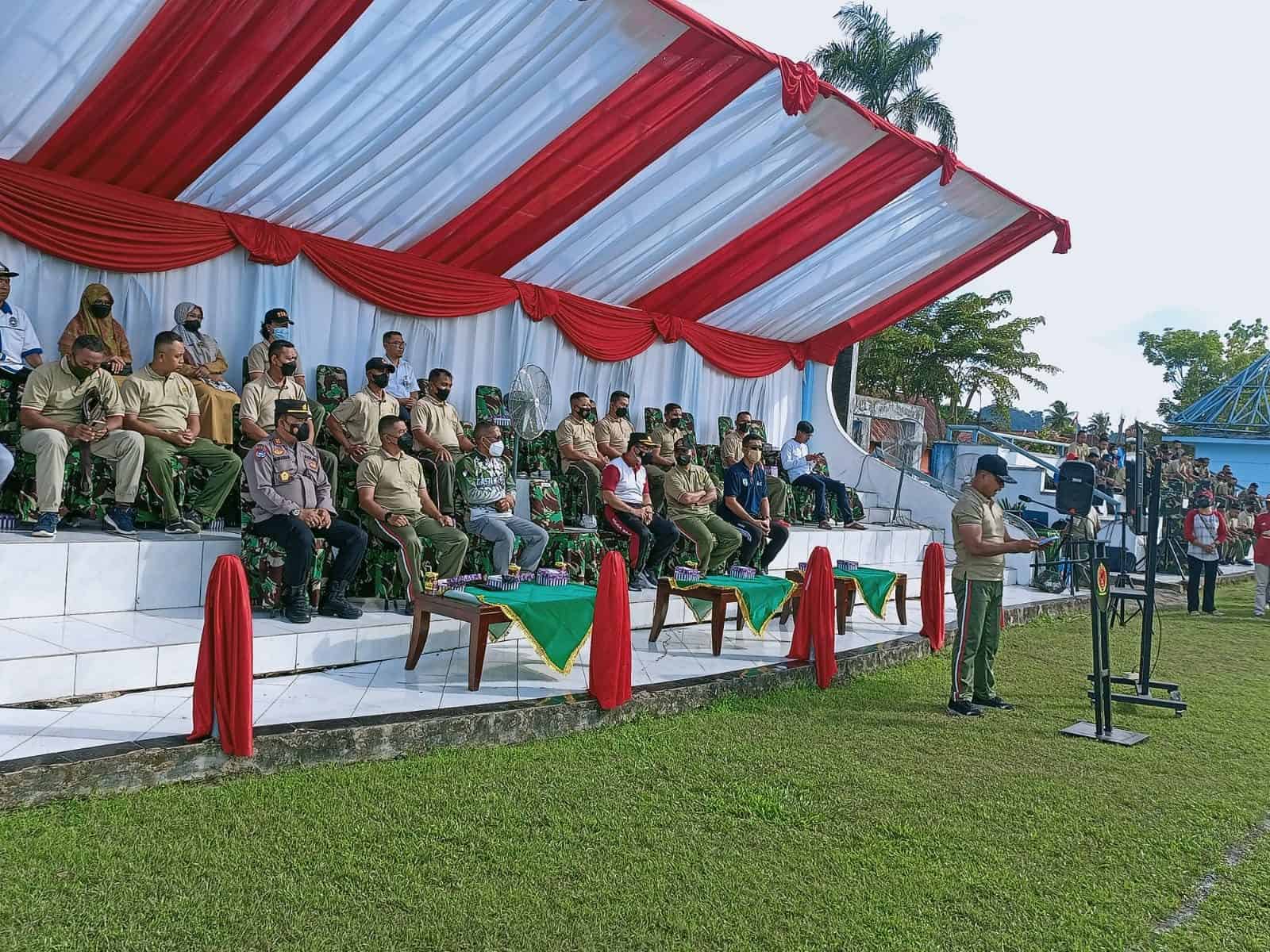 Danrem 092/Mrl Buka Liga Santri Piala Kasad 2022 di Lapangan Kodim 0903/Bulungan