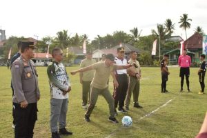 Danrem 092/Mrl Buka Liga Santri Piala Kasad 2022 di Lapangan Kodim 0903/Bulungan