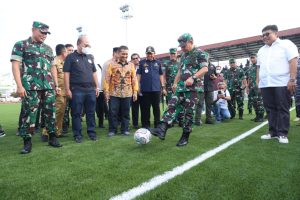 Resmikan Lapangan Sepakbola Jenderal Soedirman, Kasad : Untuk Kepentingan Bangsa dan Negara, Jangan Banyak Berpikir Tapi Lakukan