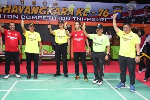 Bhayangkara Cup, Poldasu Bersama Kodam I/BB Jaring Atlet Bulu Tangkis Sambut Persiapan PON 2024