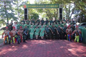 Kunjungan Kerja Kabekangdam XVI/Pattimura di Denbekang XVI-44-02 Ternate