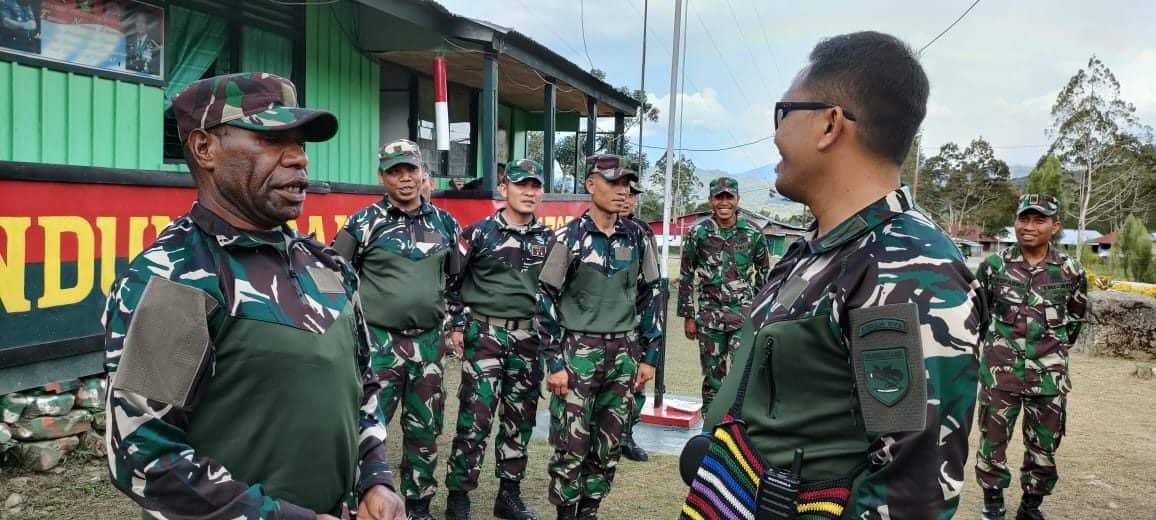 Kunjungj Anggotanya, Dandim 1702/JWY Ucapkan Salam Perpisahan