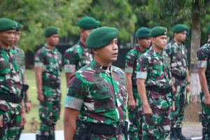 Yonif Mekanis Raider 411 Kostrad Gelar Tradisi Penerimaan Wadanyonif Mekanis Raider 411 Kostrad