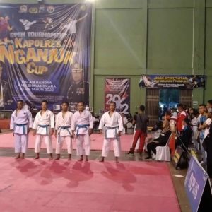 Prajurit Yonif PR 432 Kostrad Meraih Prestasi pada Kejuaraan Karate Championship Kapolres Nganjuk Cup III Tahun 2022