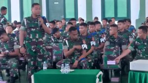 Kabintal Kostrad Berikan Materi Bintal Untuk Membangun Ketahanan Mental Bagi Prajurit dan Keluarga