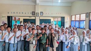 Siapkan Generasi yang Kuat, Kodim 0402/OKI Beri Wasbang dan Belneg di SMKN 01 Kayuagung