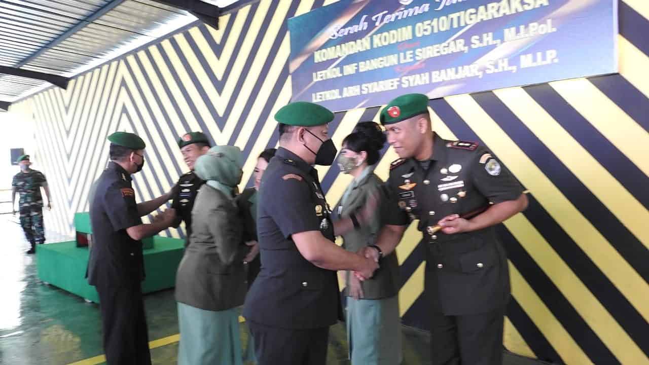 Alumni Gagak Hitam Sertijab Dandim 0510/Tigaraksa