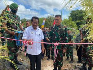 Pangdam IX/Udayana Resmikan Pompa Hidram Pertanian Pertama di Rote Ndao