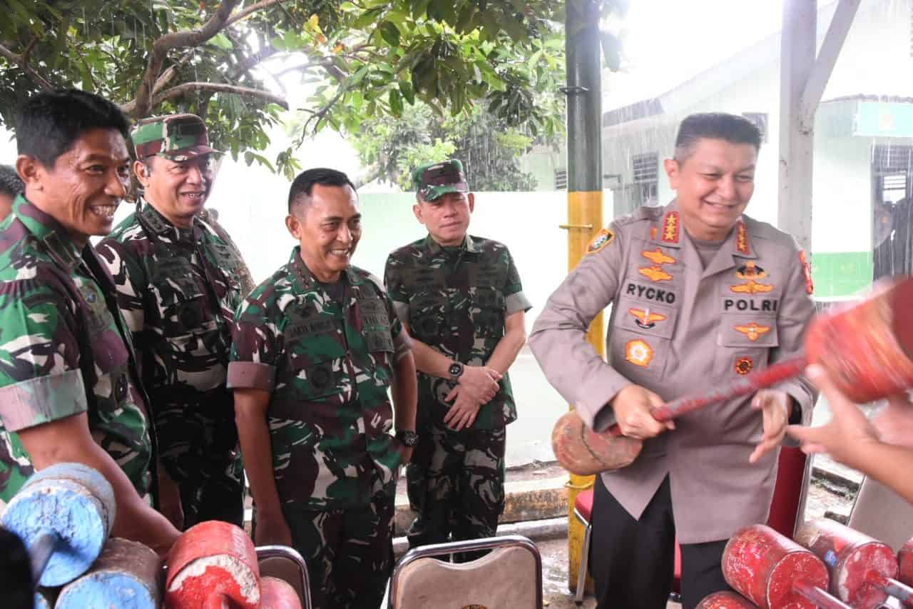 Dua Petinggi TNI Polri Kunjungi Rindam Jaya Jelang Kesiapan Akhir Praspa Capaja